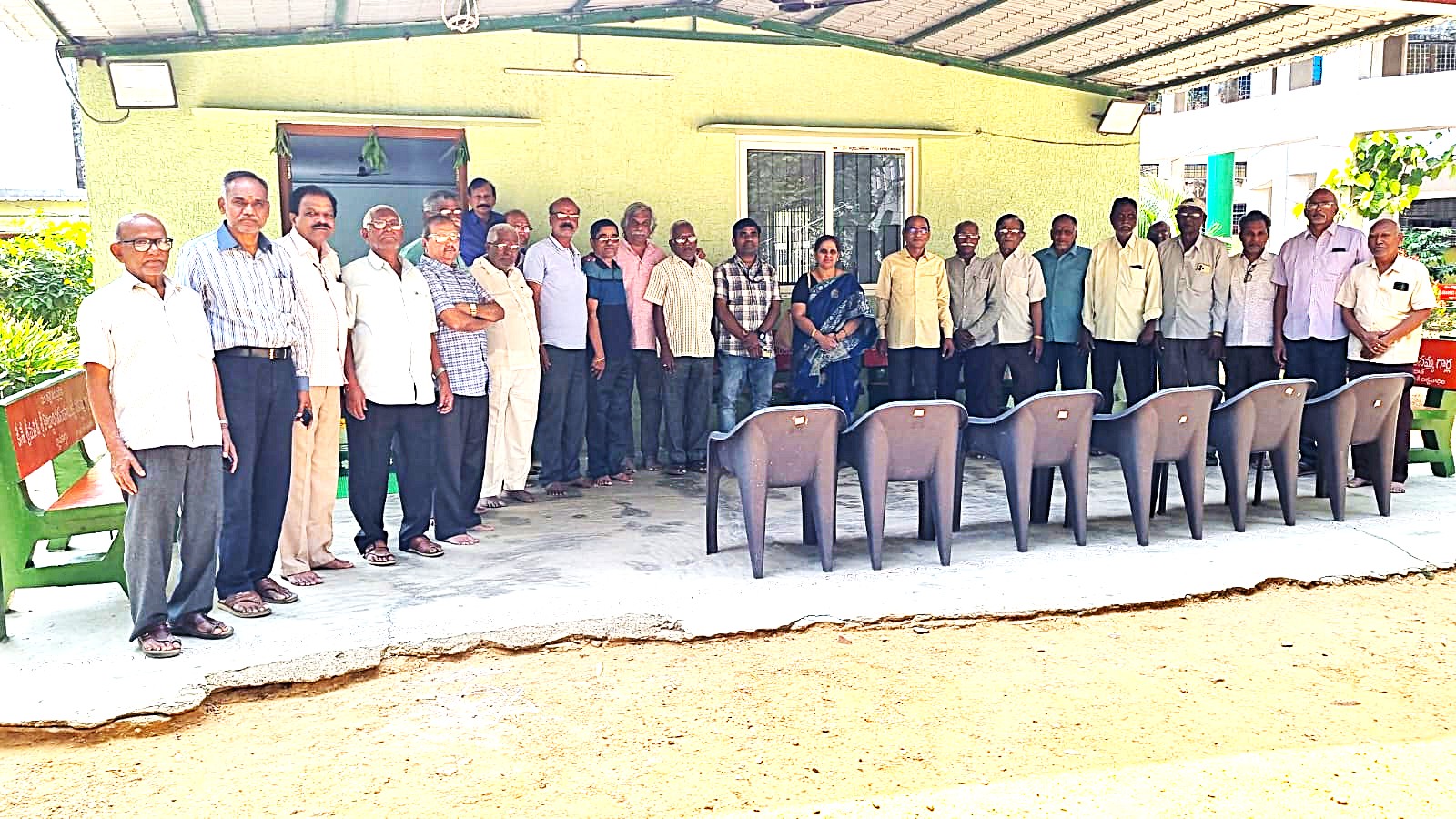 17 The group photo of senior citizens with project officer after special meeting on 17th February 2026.jpeg width=